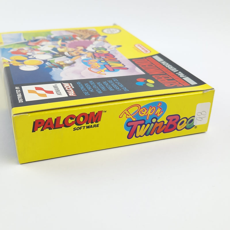 Super Nintendo Spiel : Pop´n TwinBee - SNES Modul Anleitung OVP cib / PAL NOE