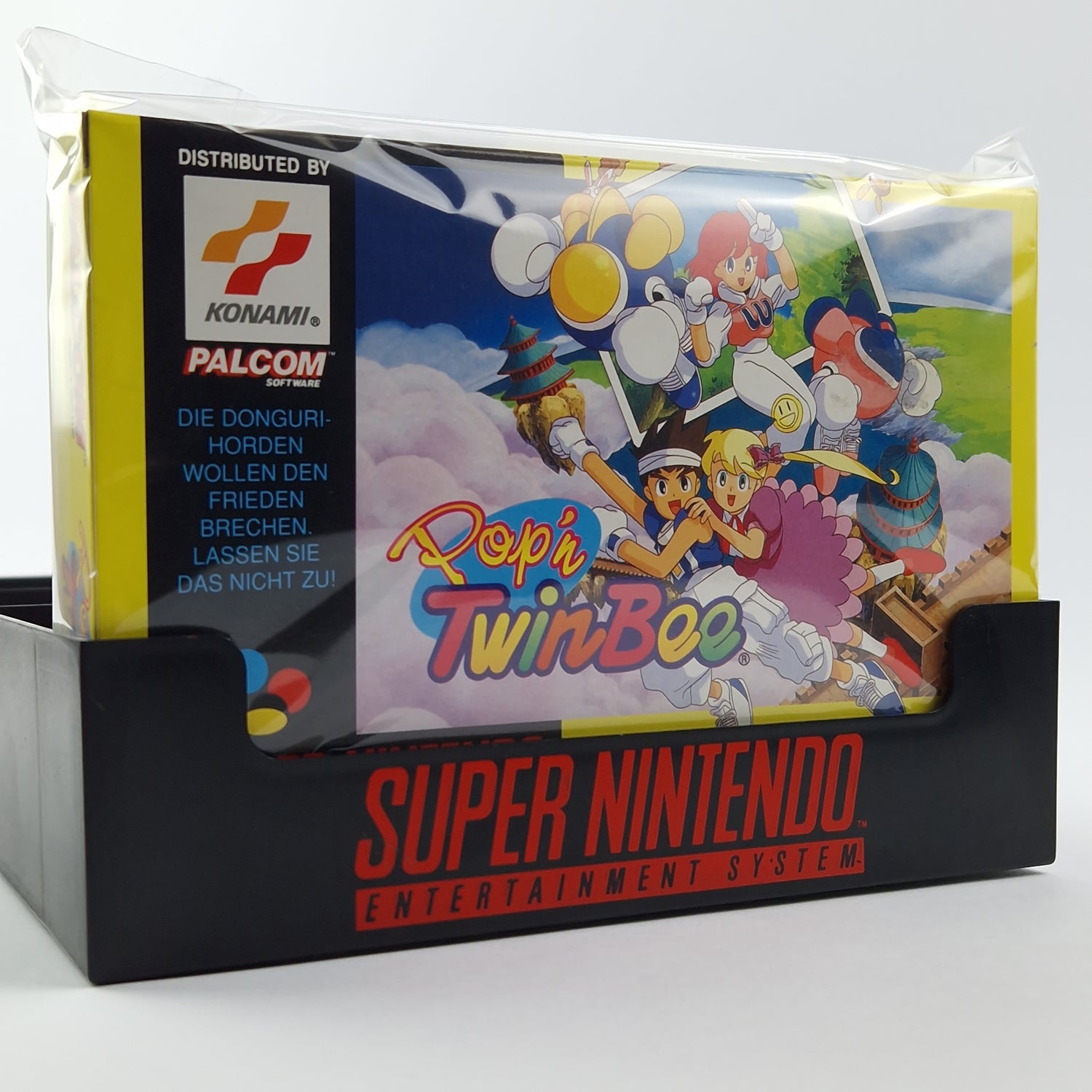Super Nintendo Spiel : Pop´n TwinBee - SNES Modul Anleitung OVP cib / PAL NOE