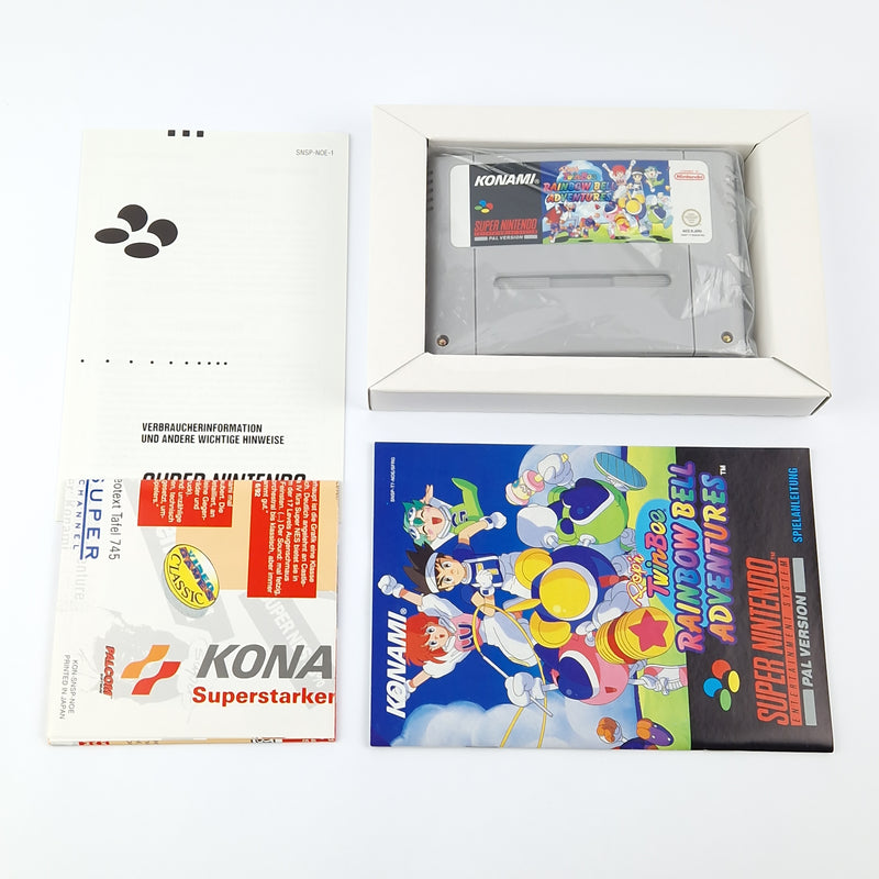Super Nintendo Spiel : Pop´n TwinBee Rainbow Bell Adventures - SNES PAL OVP cib