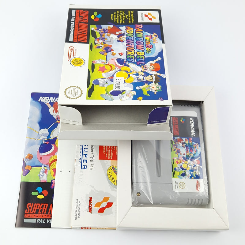 Super Nintendo Spiel : Pop´n TwinBee Rainbow Bell Adventures - SNES PAL OVP cib