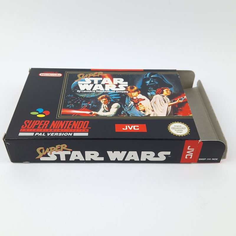 Super Nintendo Spiel : Super Star Wars - Modul Anleitung OVP cib / SNES PAL NOE