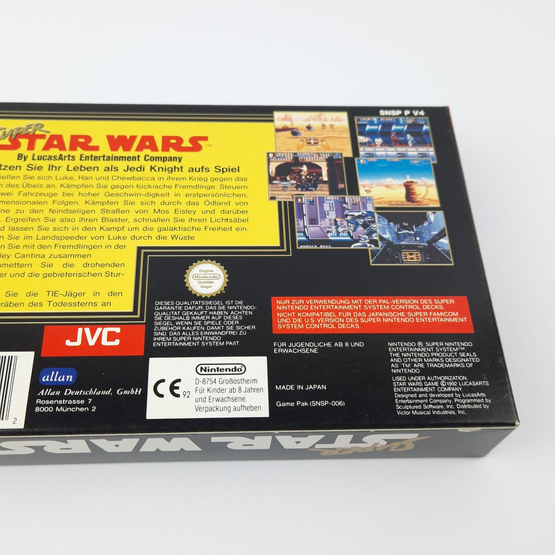 Super Nintendo Spiel : Super Star Wars - Modul Anleitung OVP cib / SNES PAL NOE