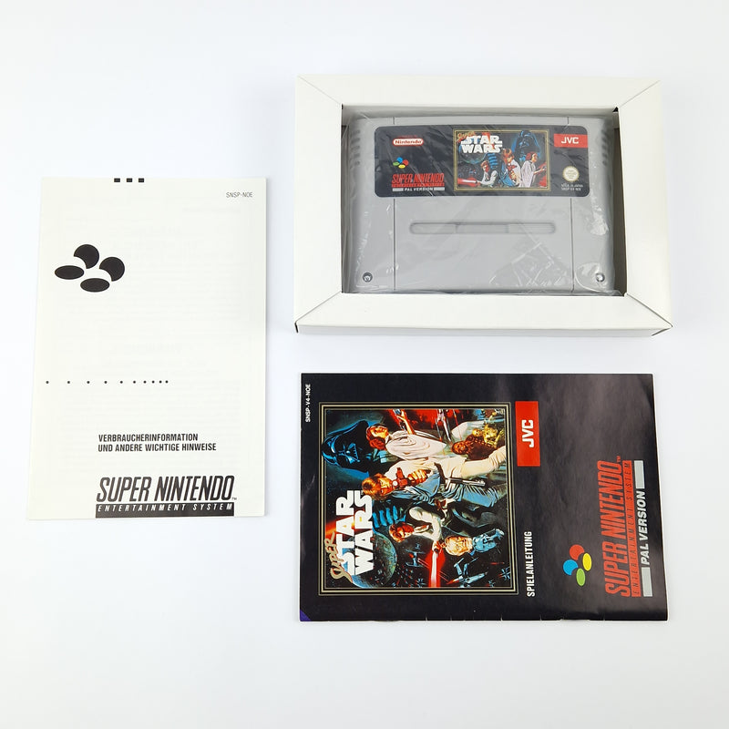 Super Nintendo Game: Super Star Wars - Module Instructions OVP cib / SNES PAL NOE