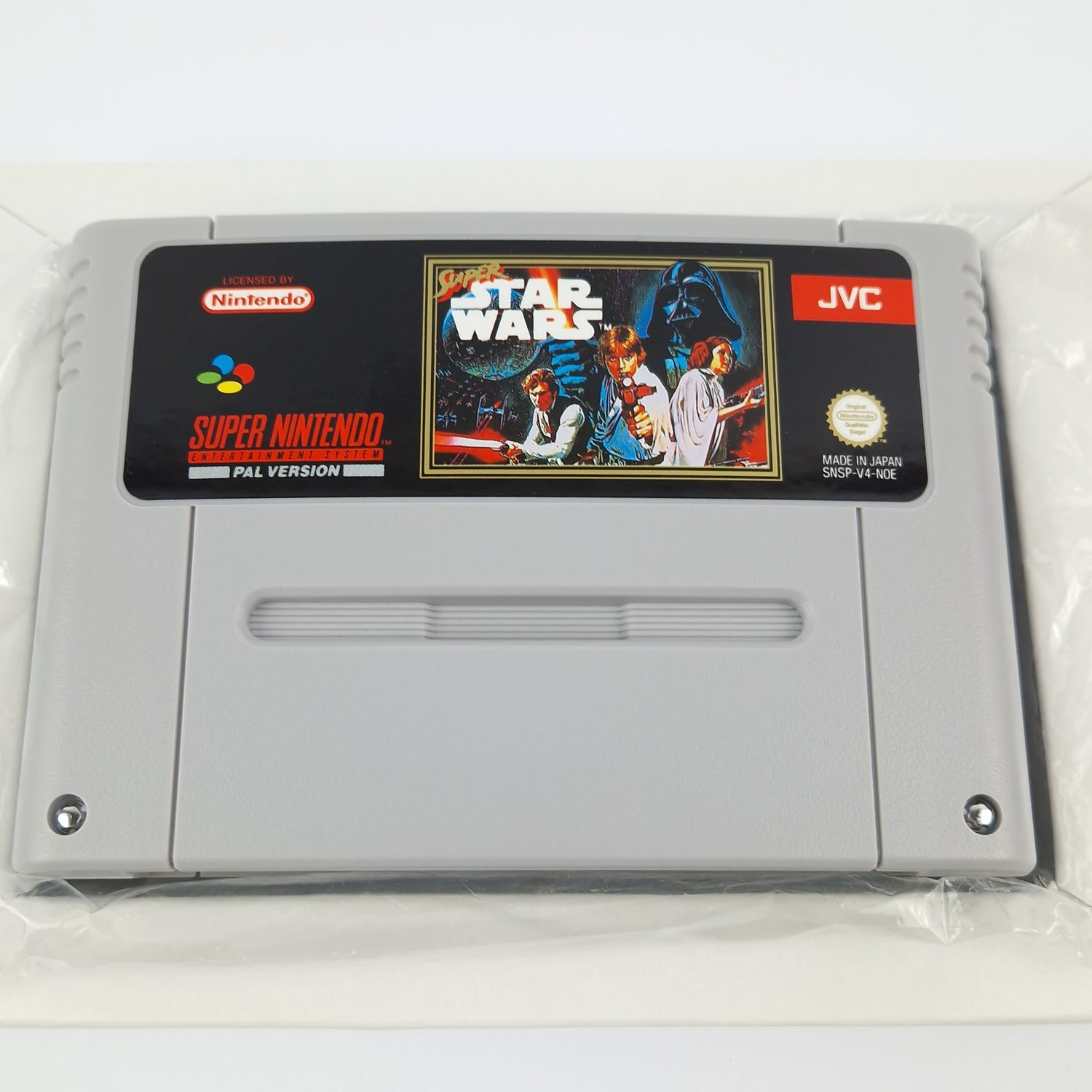 Super Nintendo Spiel : Super Star Wars - Modul Anleitung OVP cib / SNES PAL NOE