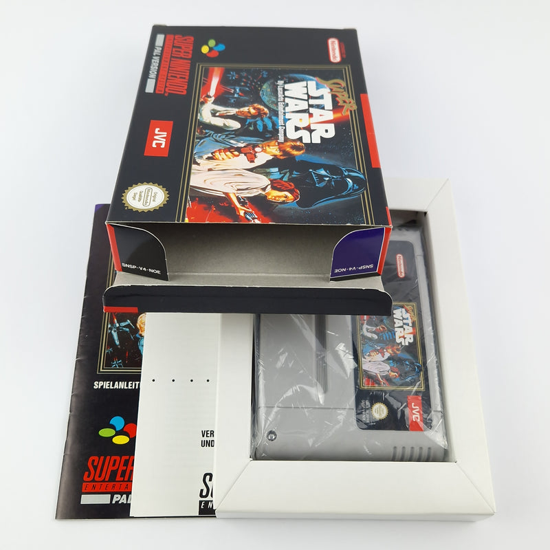 Super Nintendo Spiel : Super Star Wars - Modul Anleitung OVP cib / SNES PAL NOE