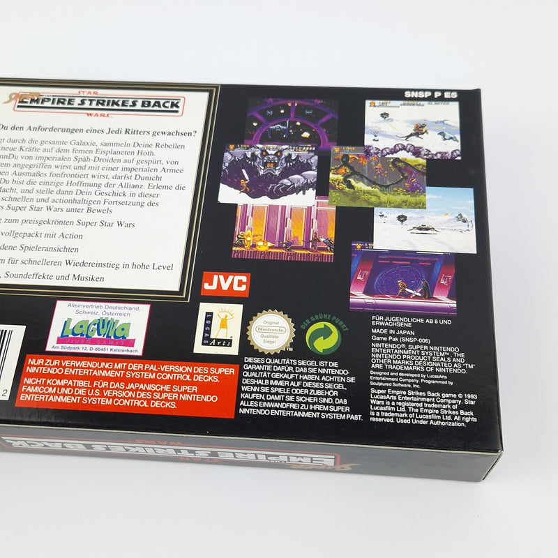 Super Nintendo Spiel : Super Star Wars The Empire Strikes Back - SNES OVP PAL