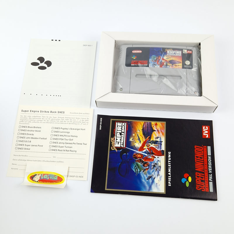 Super Nintendo Spiel : Super Star Wars The Empire Strikes Back - SNES OVP PAL
