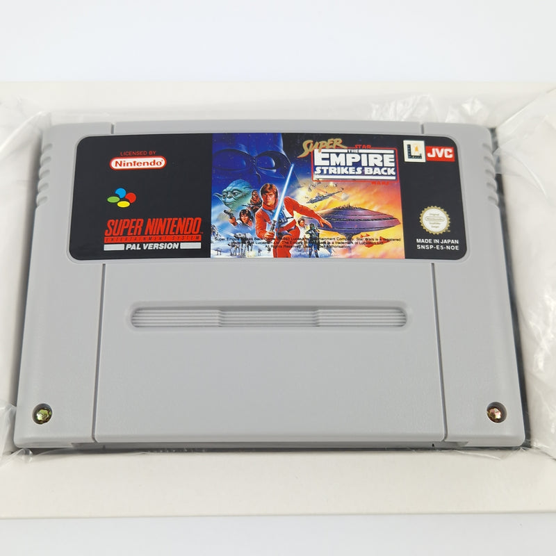 Super Nintendo Spiel : Super Star Wars The Empire Strikes Back - SNES OVP PAL