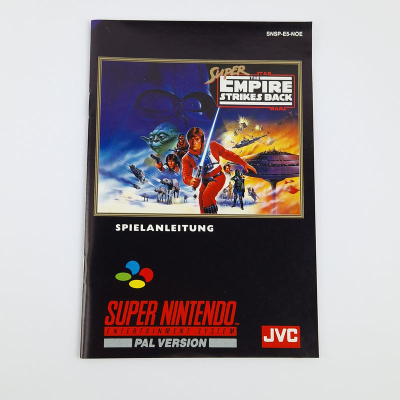 Super Nintendo Game: Super Star Wars The Empire Strikes Back - SNES OVP PAL