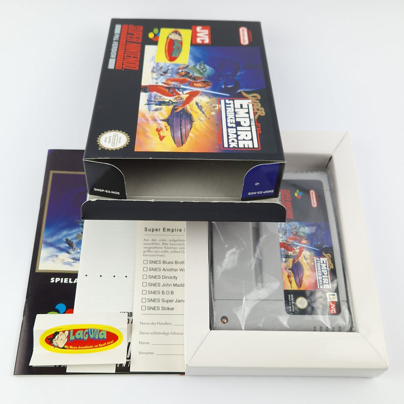 Super Nintendo Spiel : Super Star Wars The Empire Strikes Back - SNES OVP PAL