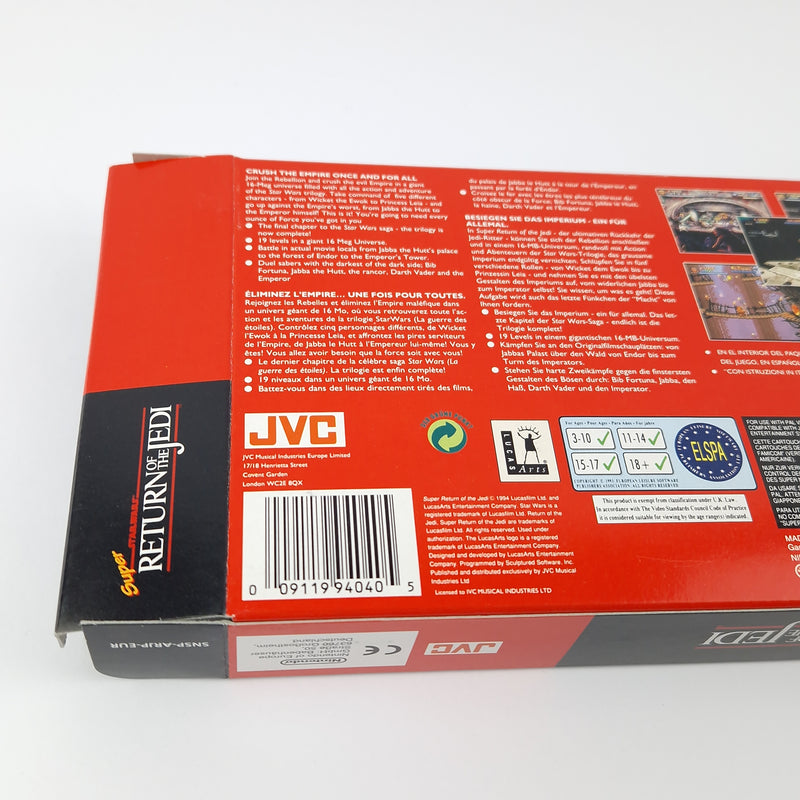 Super Nintendo Spiel : Super Star Wars Return of the Jedi - SNES OVP PAL EUR