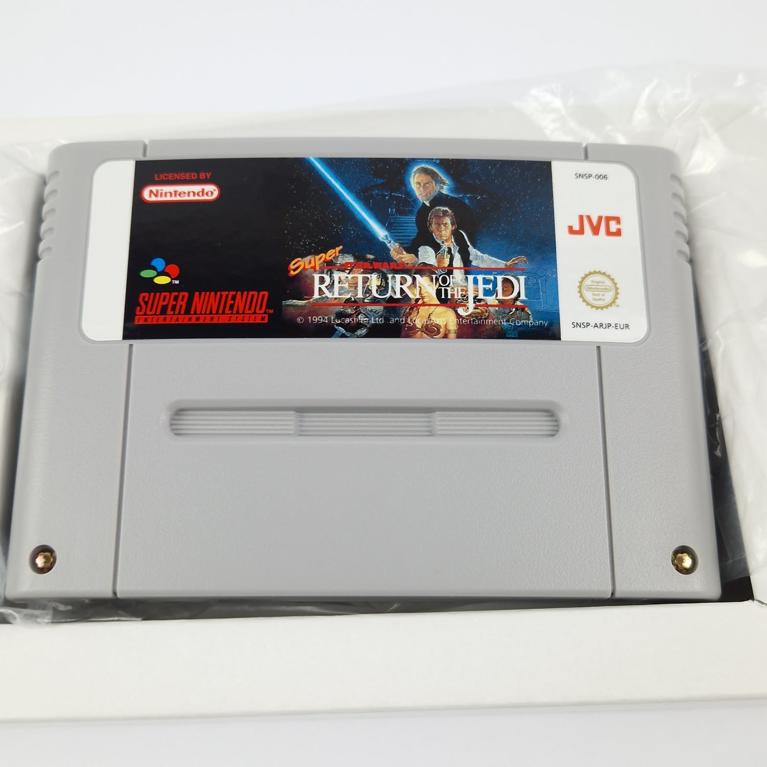 Super Nintendo Spiel : Super Star Wars Return of the Jedi - SNES OVP PAL EUR