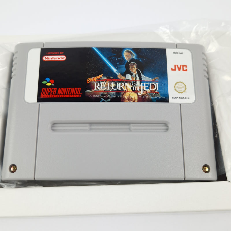 Super Nintendo Spiel : Super Star Wars Return of the Jedi - SNES OVP PAL EUR