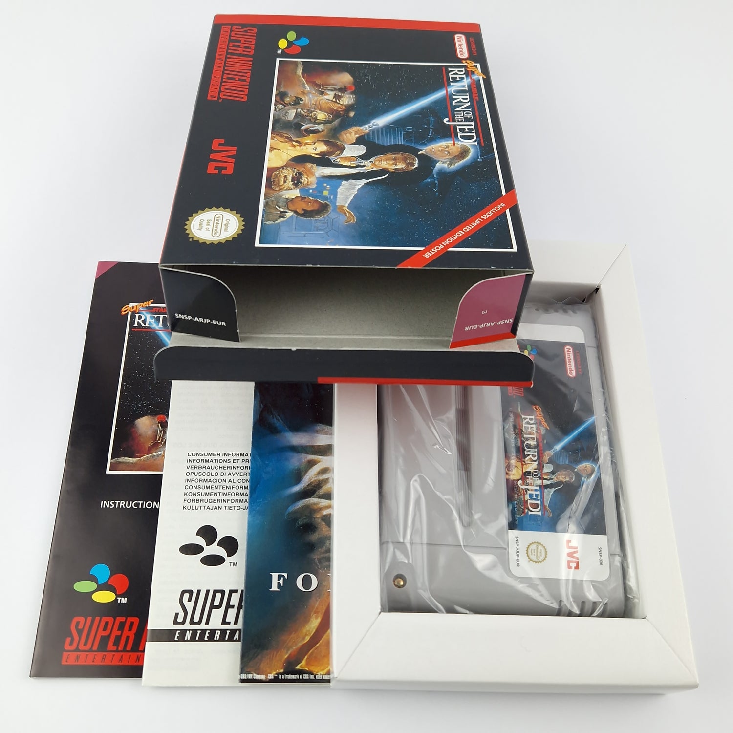 Super Nintendo Spiel : Super Star Wars Return of the Jedi - SNES OVP PAL EUR