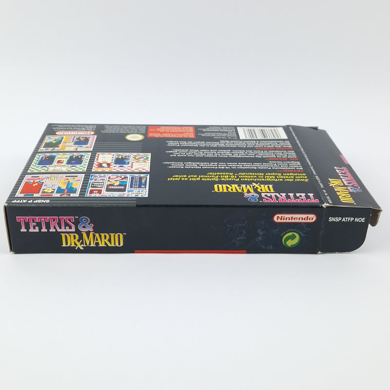 Super Nintendo Spiel : Tetris & Dr. Mario - Modul Anleitung OVP cib / SNES PAL