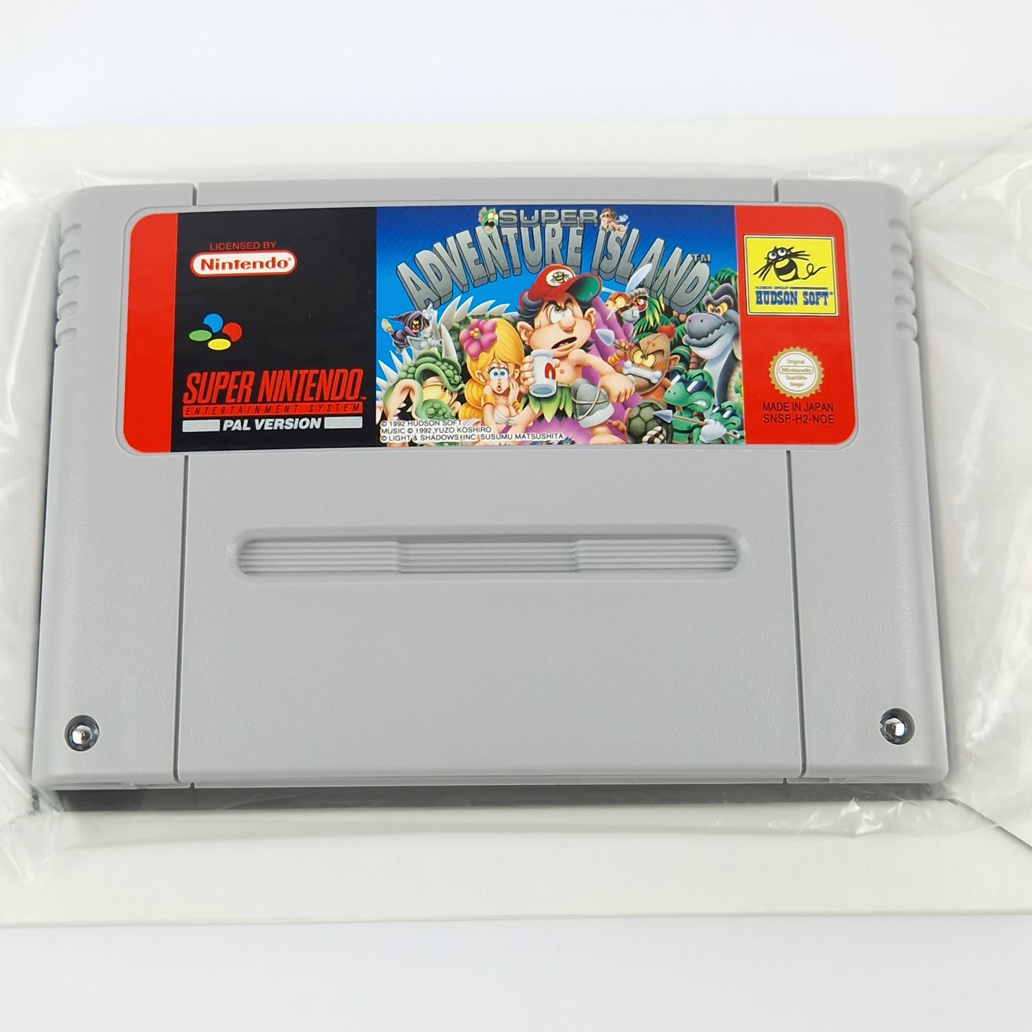 Super Nintendo Game: Super Adventure Island - Module Instructions OVP cib / SNES