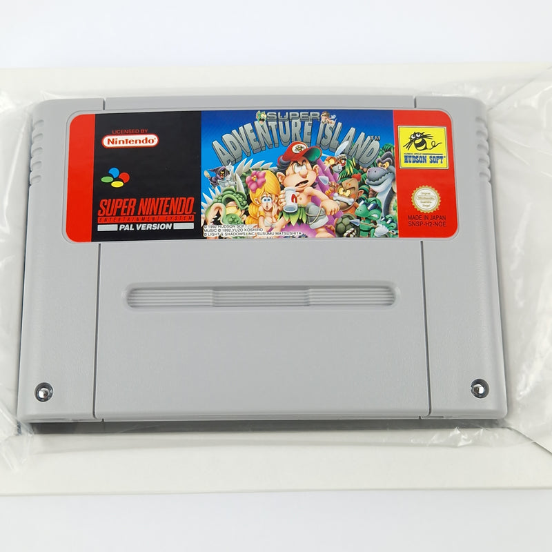 Super Nintendo Spiel : Super Adventure Island - Modul Anleitung OVP cib / SNES