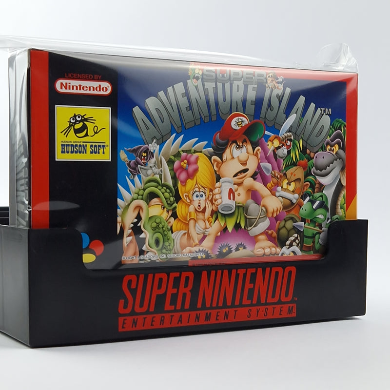 Super Nintendo Spiel : Super Adventure Island - Modul Anleitung OVP cib / SNES