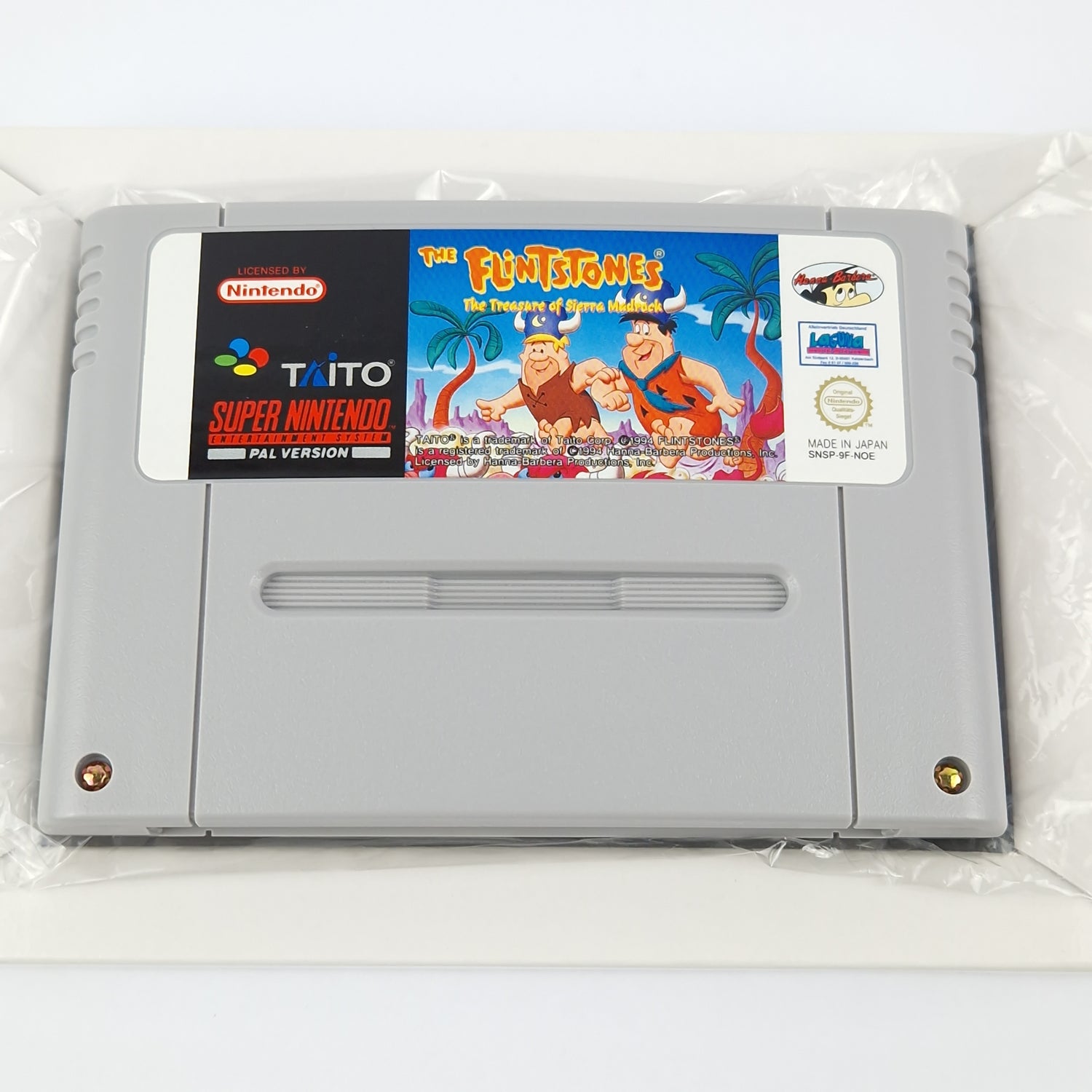 Super Nintendo Game: The Flintstones The Treasure of Sierra Madrock - SNES OVP