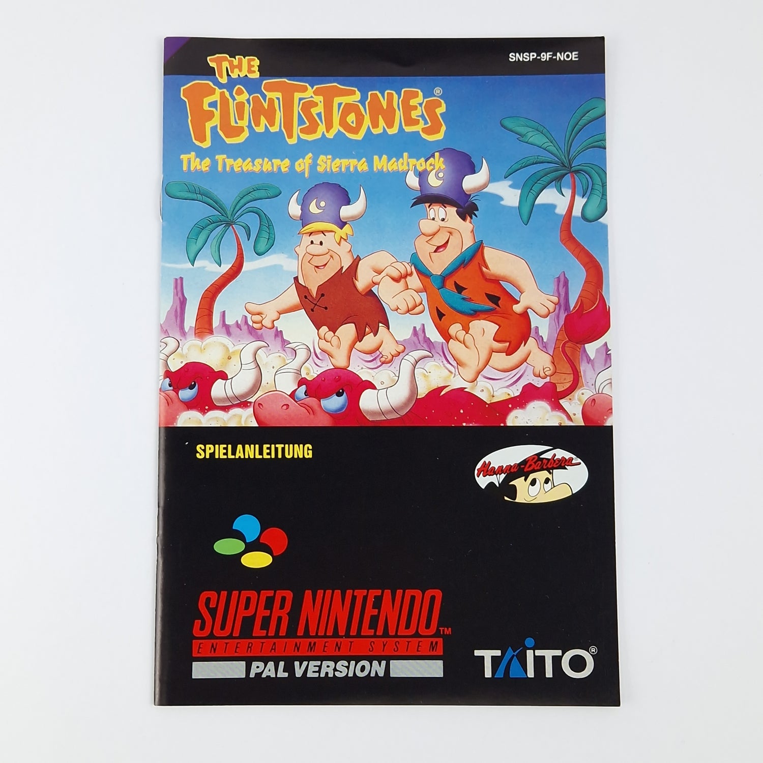 Super Nintendo Game: The Flintstones The Treasure of Sierra Madrock - SNES OVP