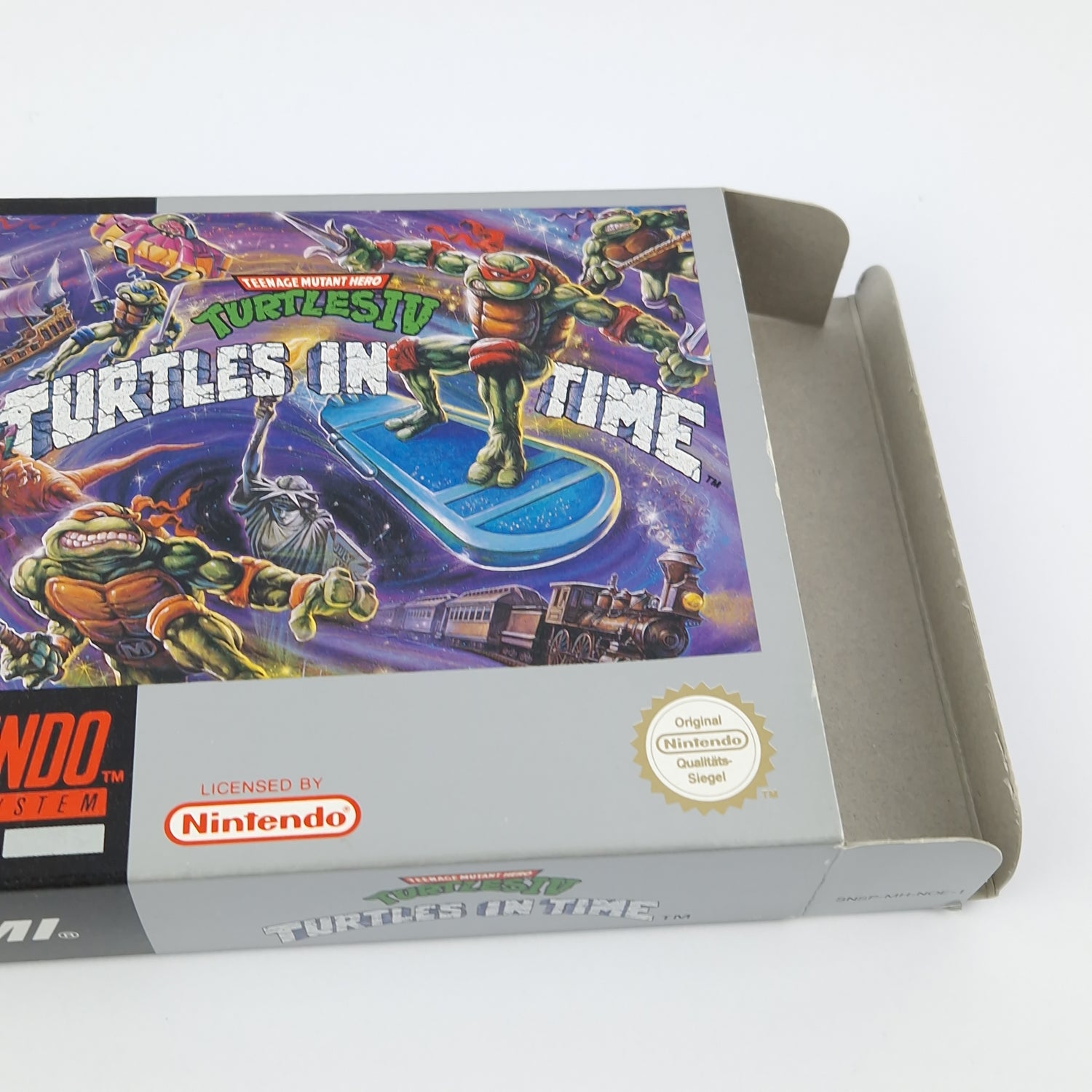 Super Nintendo Game: Teenage Mutant Hero Turtles IV Turtles in Time - SNES OVP