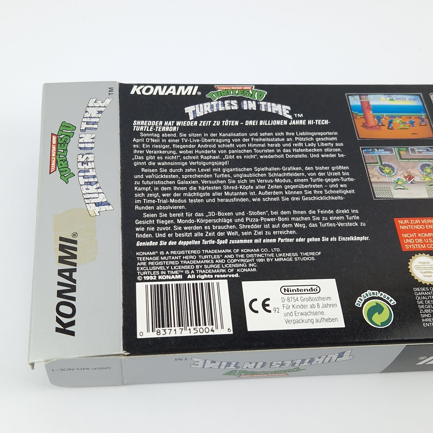 Super Nintendo Spiel : Teenage Mutant Hero Turtles IV Turtles in Time - SNES OVP