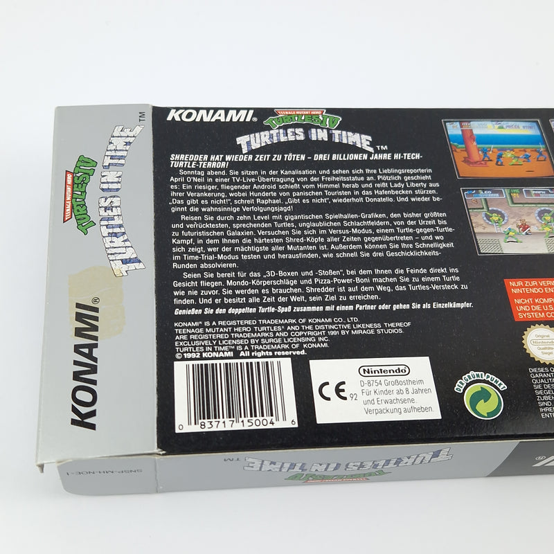 Super Nintendo Spiel : Teenage Mutant Hero Turtles IV Turtles in Time - SNES OVP