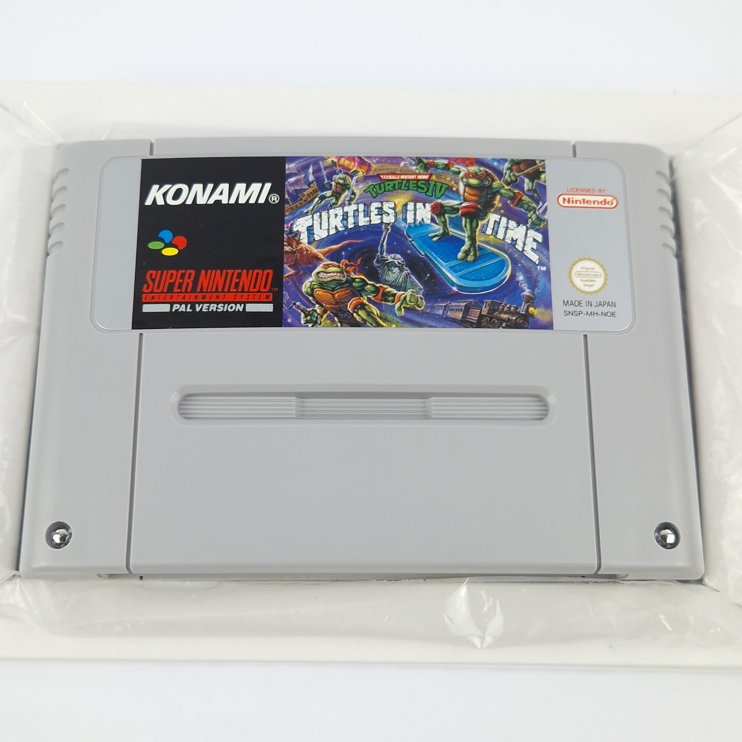 Super Nintendo Spiel : Teenage Mutant Hero Turtles IV Turtles in Time - SNES OVP