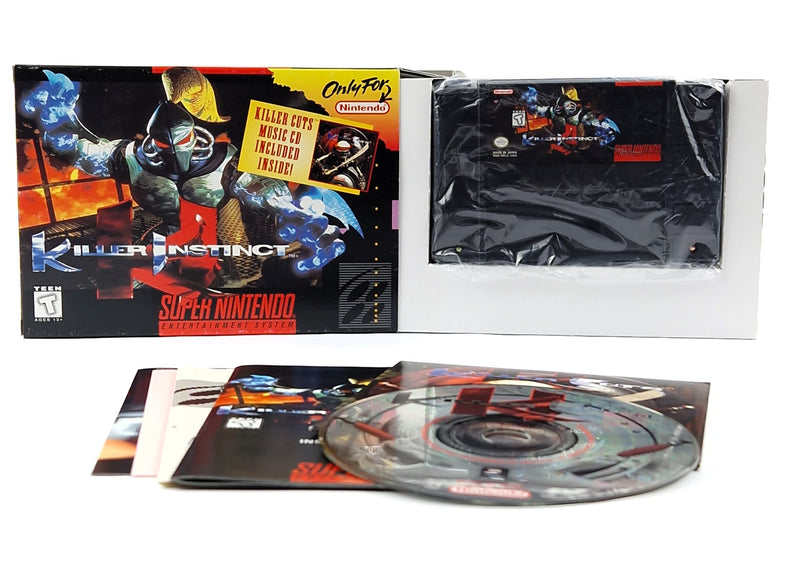 Super Nintendo Spiel : Killer Instinct + Music CD - SNES OVP BOX NTSC-U/C USA
