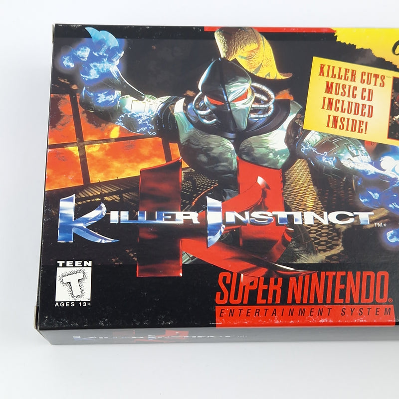 Super Nintendo Spiel : Killer Instinct + Music CD - SNES OVP BOX NTSC-U/C USA