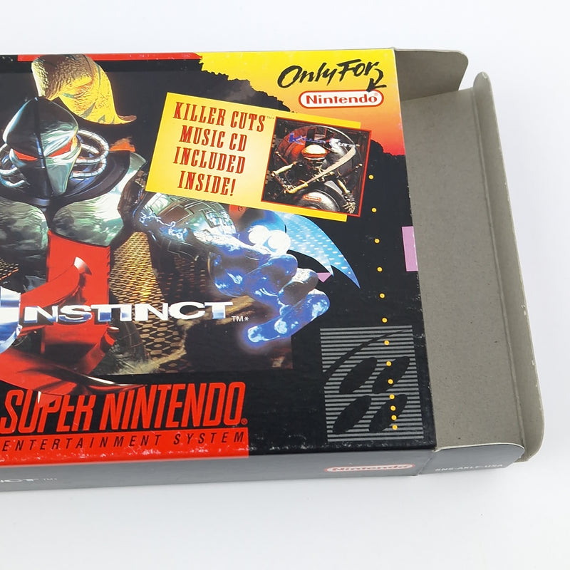 Super Nintendo Game: Killer Instinct + Music CD - SNES OVP BOX NTSC-U/C USA