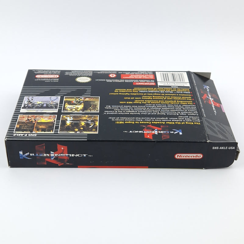 Super Nintendo Spiel : Killer Instinct + Music CD - SNES OVP BOX NTSC-U/C USA