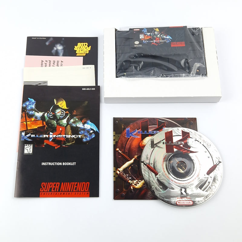 Super Nintendo Game: Killer Instinct + Music CD - SNES OVP BOX NTSC-U/C USA