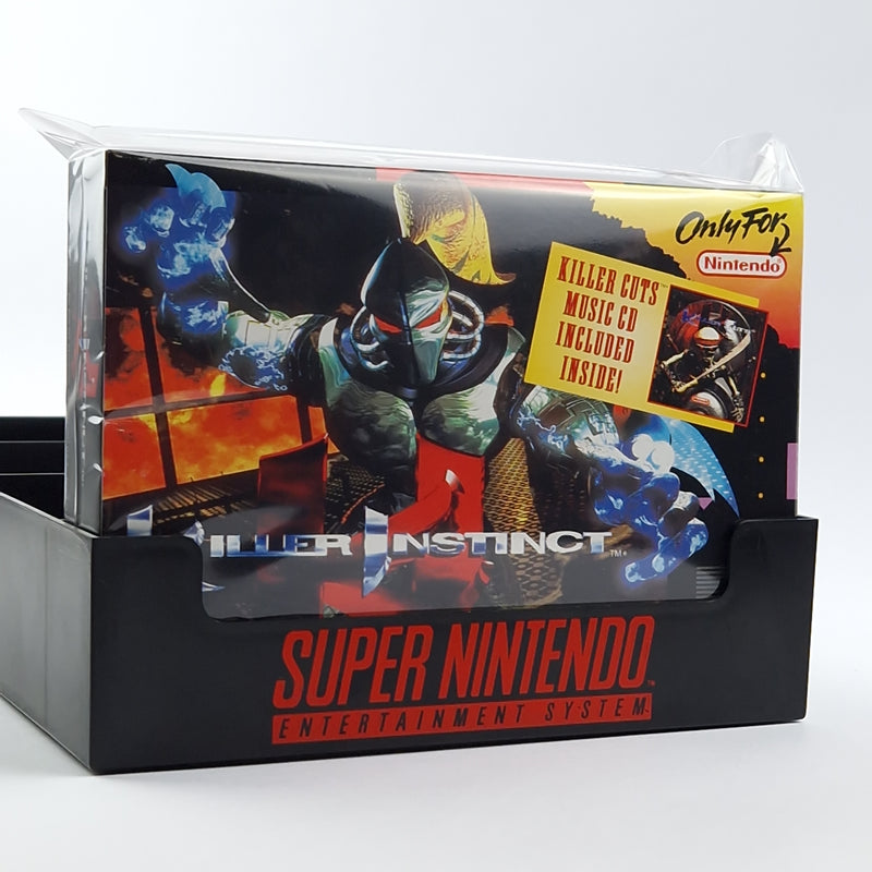 Super Nintendo Game: Killer Instinct + Music CD - SNES OVP BOX NTSC-U/C USA