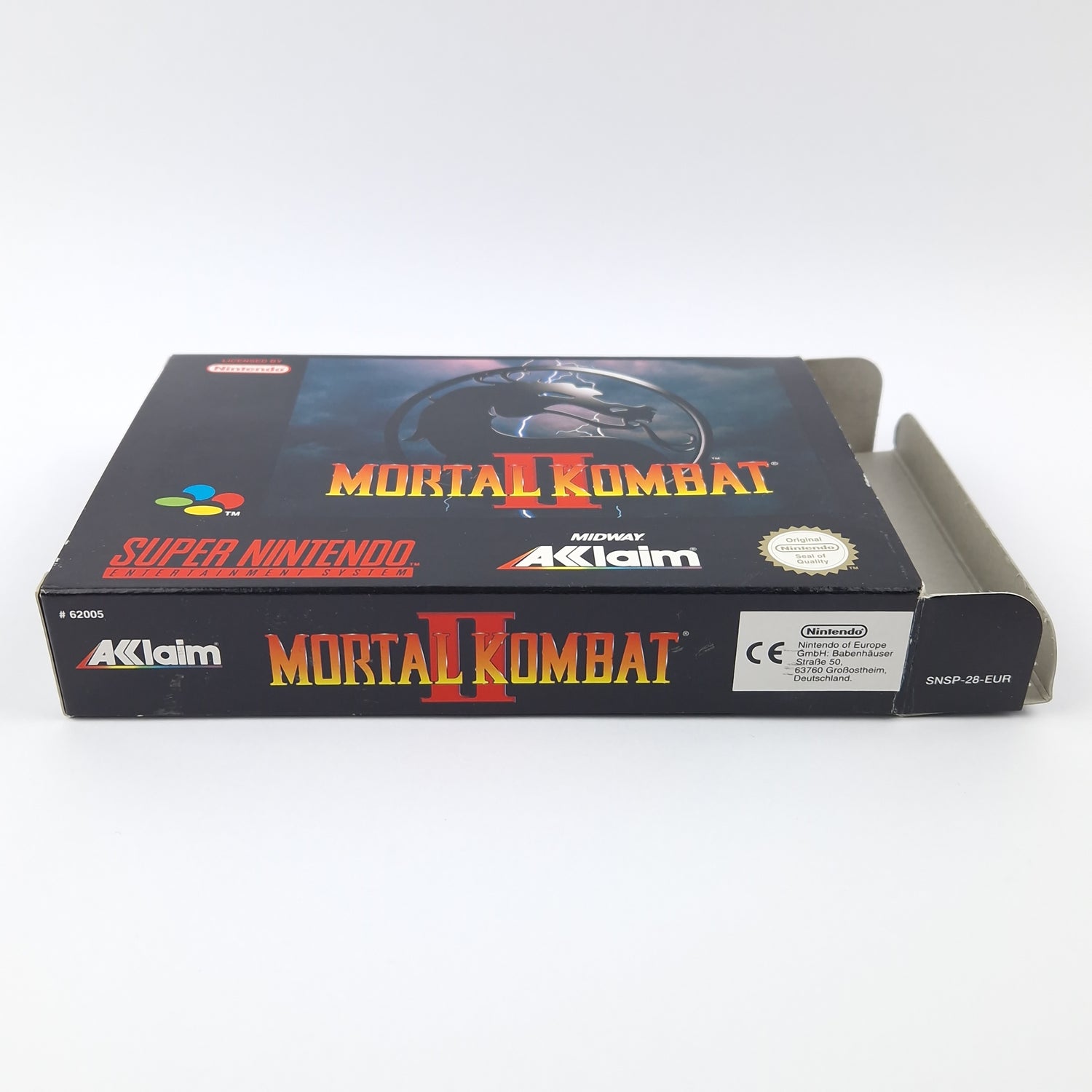 Super Nintendo Spiel : Mortal Kombat II - Modul Anleitung OVP cib | SNES PAL EUR