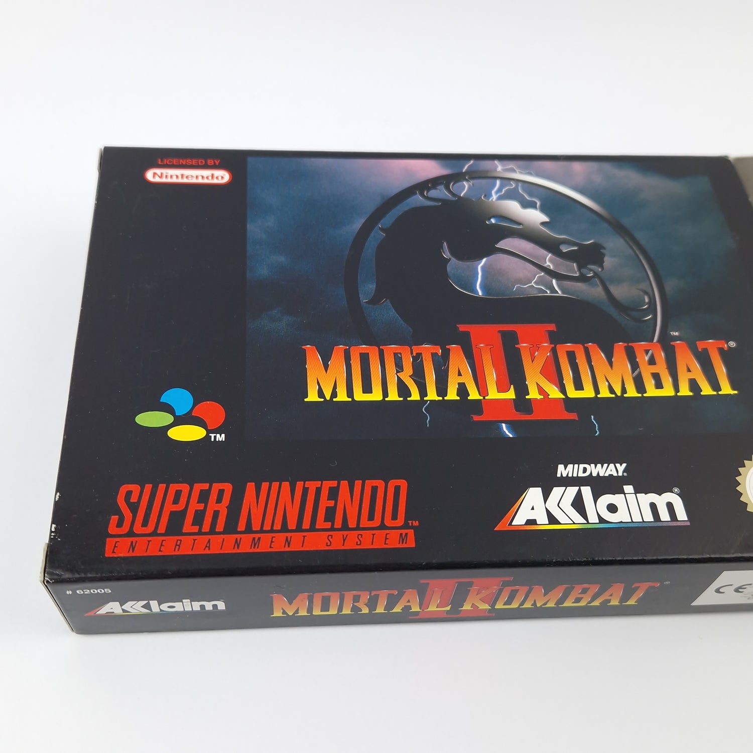 Super Nintendo Game: Mortal Kombat II - Module Instructions OVP cib | SNES PAL EUR