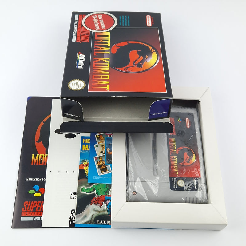 Super Nintendo Spiel : Mortal Kombat - Modul Anleitung OVP cib | SNES PAL EUR