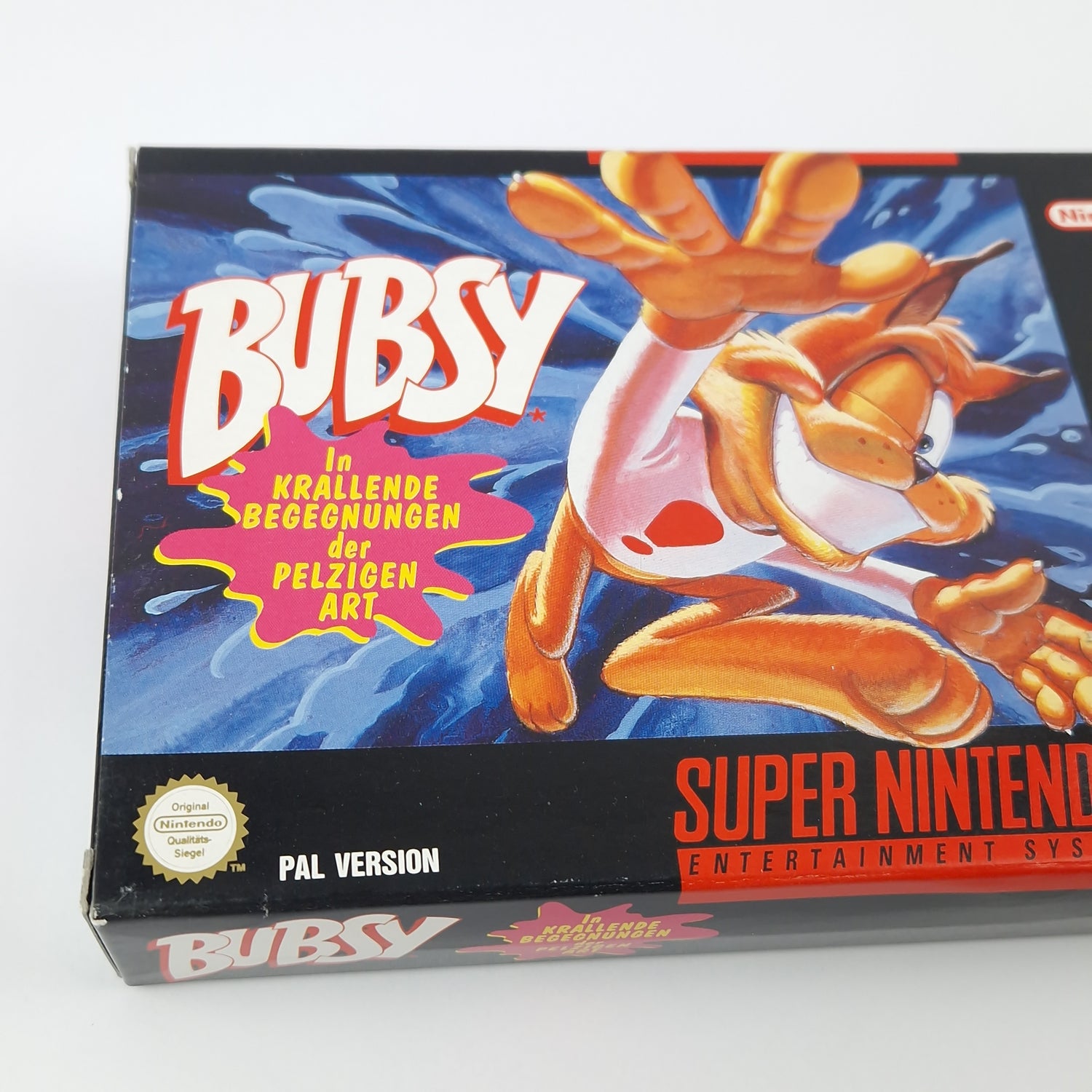 Super Nintendo Spiel : Bubsy - Modul Anleitung OVP cib | SNES PAL NOE