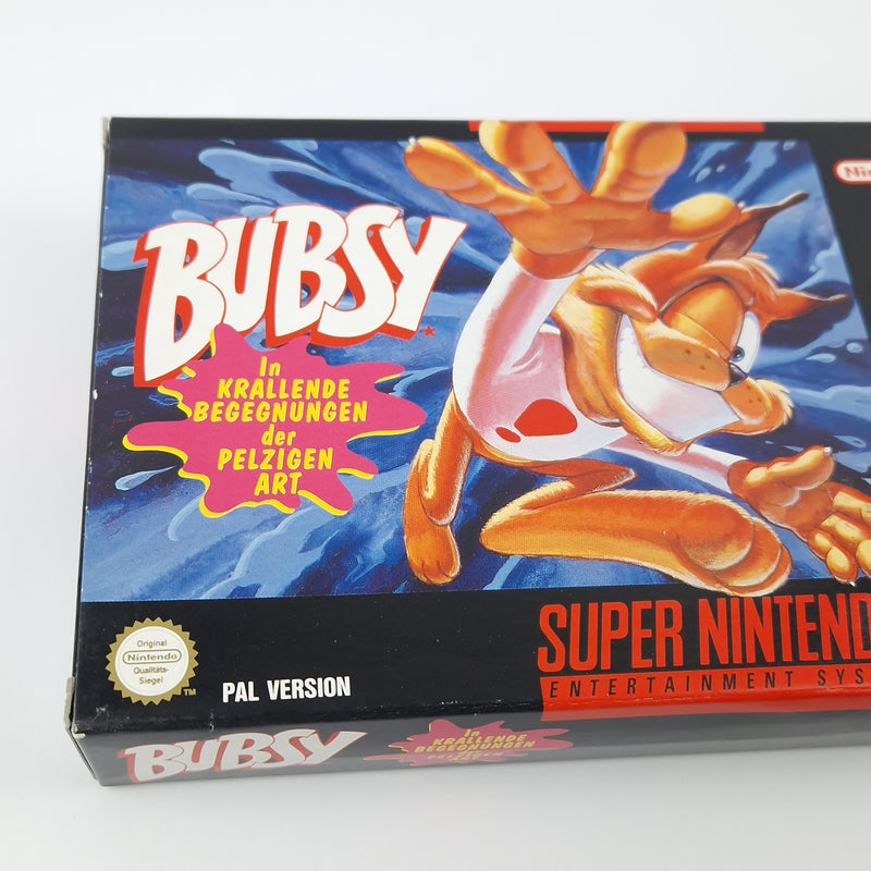 Super Nintendo Spiel : Bubsy - Modul Anleitung OVP cib | SNES PAL NOE