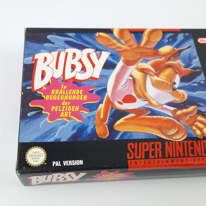 Super Nintendo Game: Bubsy - Module Instructions OVP cib | SNES PAL NOE