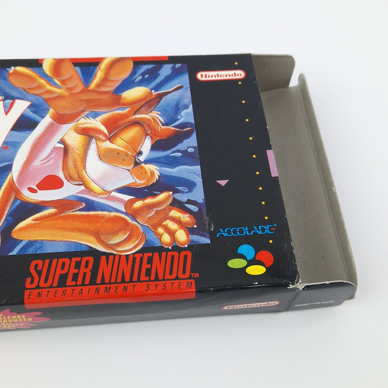 Super Nintendo Spiel : Bubsy - Modul Anleitung OVP cib | SNES PAL NOE