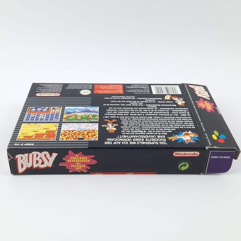 Super Nintendo Game: Bubsy - Module Instructions OVP cib | SNES PAL NOE