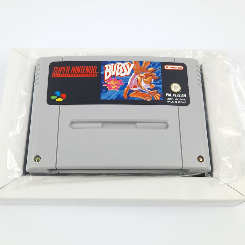 Super Nintendo Spiel : Bubsy - Modul Anleitung OVP cib | SNES PAL NOE