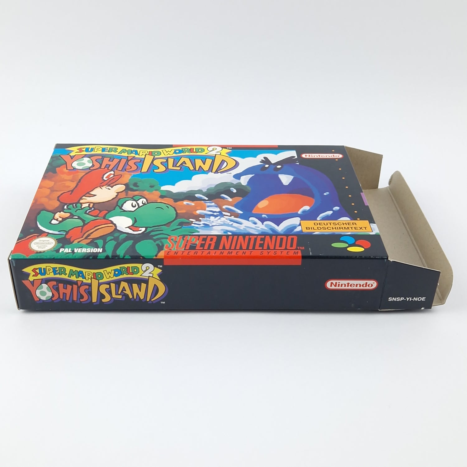 Super Nintendo Game: Super Mario World 2 Yoshi's Island - SNES OVP PAL NOE