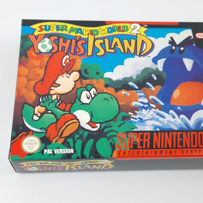 Super Nintendo Game: Super Mario World 2 Yoshi's Island - SNES OVP PAL NOE
