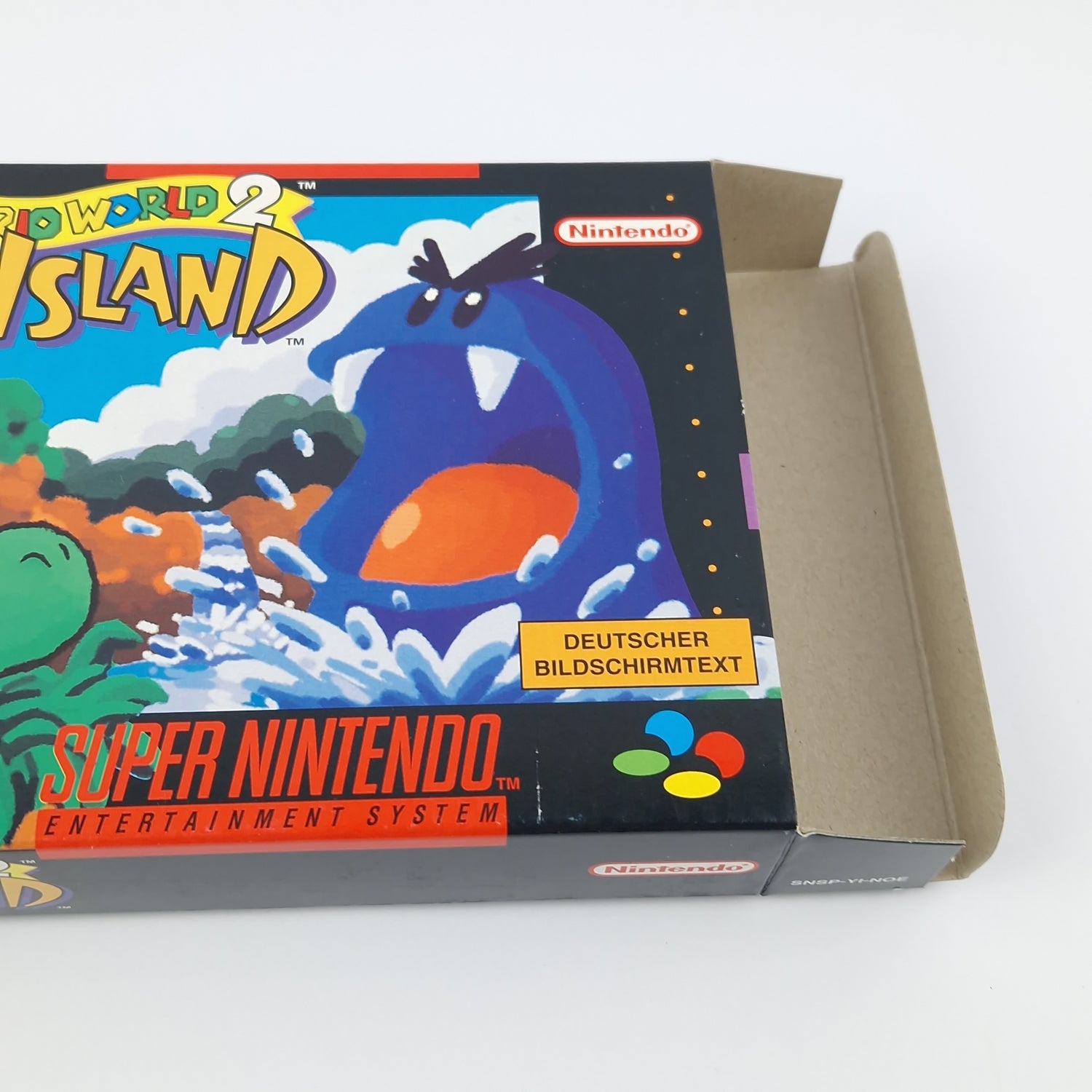 Super Nintendo Game: Super Mario World 2 Yoshi's Island - SNES OVP PAL NOE