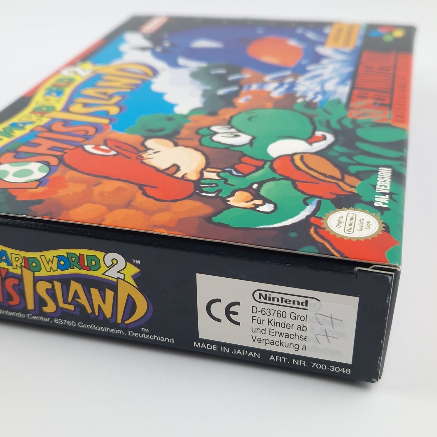 Super Nintendo Game: Super Mario World 2 Yoshi's Island - SNES OVP PAL NOE