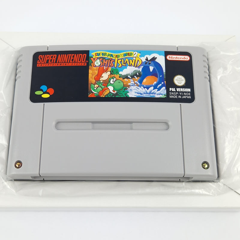 Super Nintendo Game: Super Mario World 2 Yoshi's Island - SNES OVP PAL NOE