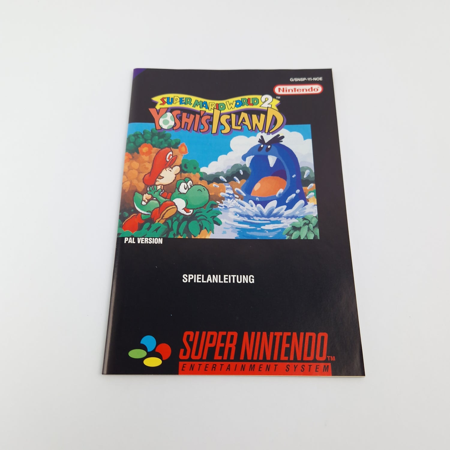 Super Nintendo Game: Super Mario World 2 Yoshi's Island - SNES OVP PAL NOE