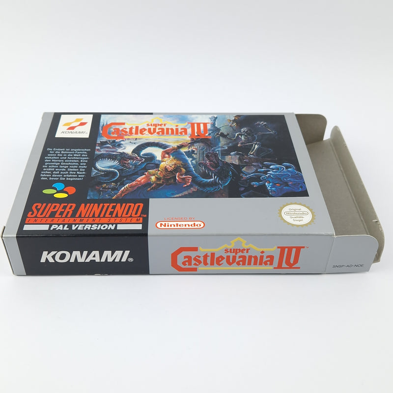 Super Nintendo Spiel : Super Castlevania IV 4 - Modul Anleitung OVP cib SNES PAL